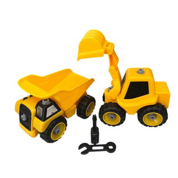 Unleash Your Inner Engineer - Ultimate Take-Apart Construction Vehicle Set