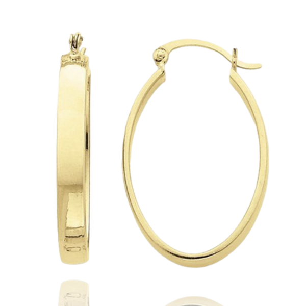 Ovalicious "Gold" Earrings - Get Your Groove On with Oval-Whelming Style!"
