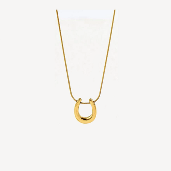 Steal the Show with Our Geo Pendant Necklace in Gold or Silver - Dazzling! - Gold - Image 2
